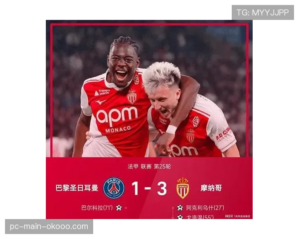 巴黎FC爆冷击败摩纳哥，中游球队搅乱争冠格局